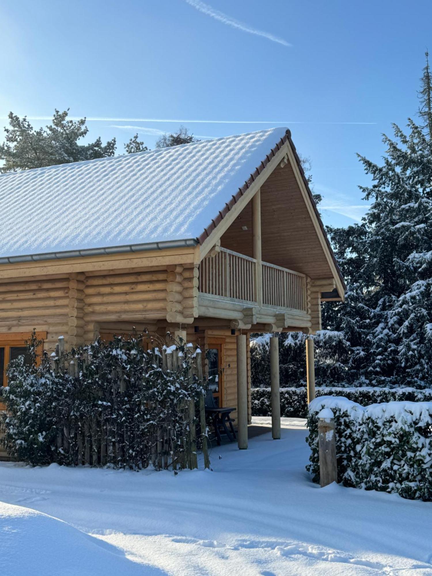 Boomstamhuis High Chaparral Oorsbeek Kültér fotó