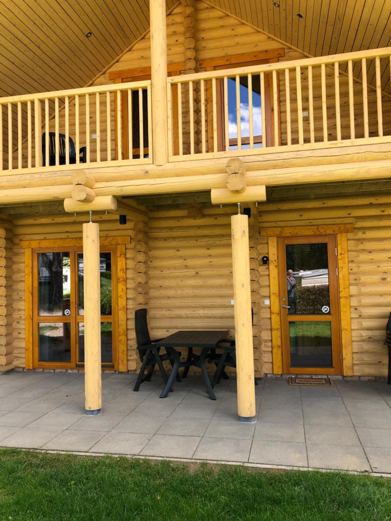 Boomstamhuis High Chaparral Oorsbeek Kültér fotó